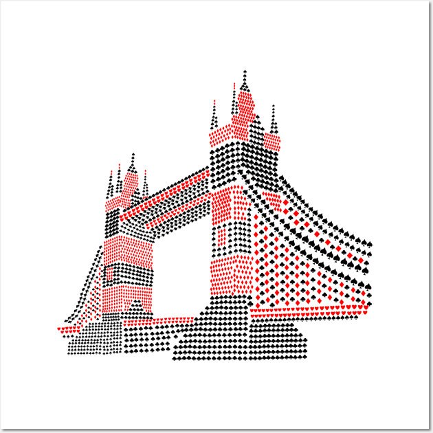 London Bridge (Contract Bridge) Card Wall Art by Jarecrow 